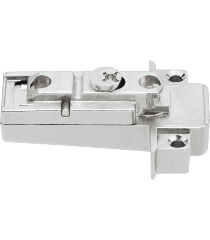 CLIP prowadnik  prosty  0 mm  Cynk  Wkręty  RW  mimośród  do wąskiej ramki aluminiowej  niklowany 175H5A00