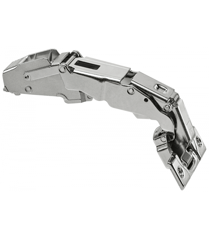 CLIP top zawias z szerokim kątem otw. 155   Drzwi bliźniacze  bez sprężyny  puszka  na wkręty  niklowany