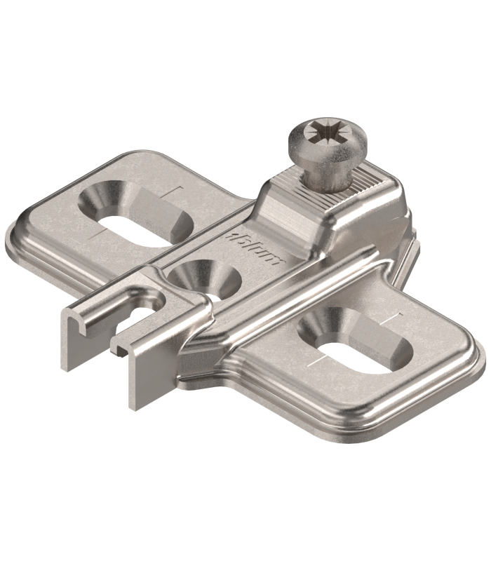 MODUL prowadnik  krzyżakowy  0 mm  Stal  Wkręty  RW  otwór podłużny  niklowany 193L6100