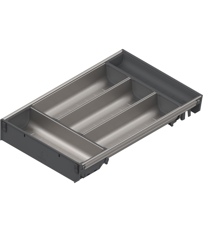 ORGA-LINE wkład z pojemnikami  częściowe wypełnienie   do szuflady standardowej TANDEMBOX  dł. NL 450 mm  szer. kor