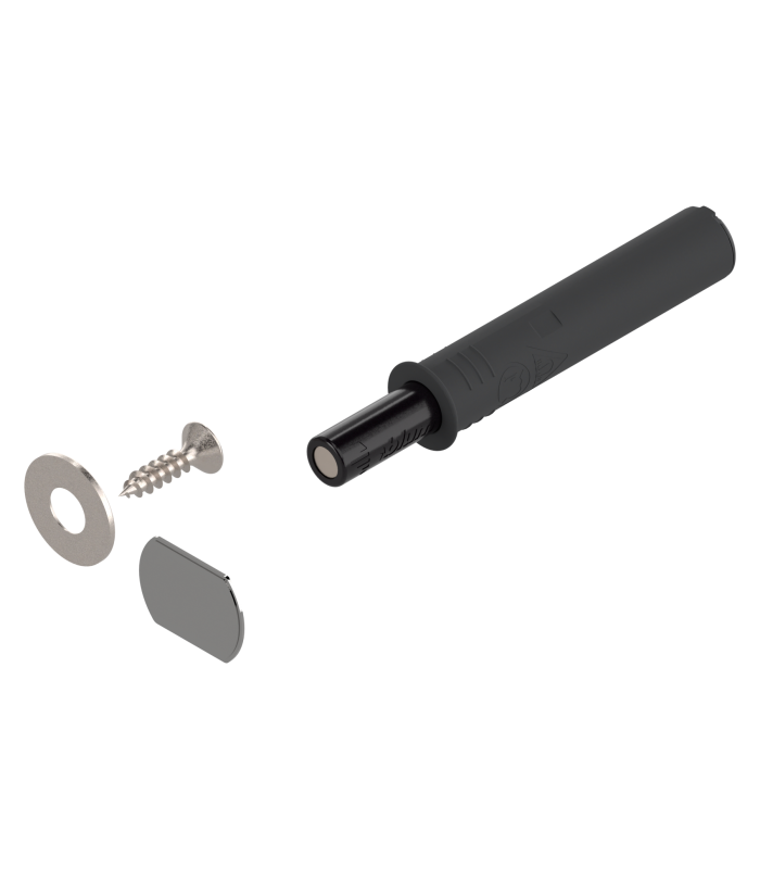 TIP-ON do drzwi  zestaw   Wersja standardowa  z magnesem  czarna 956.1004