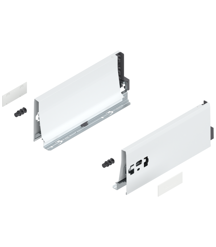 Bok szuflady TANDEMBOX  wysokość K  115 mm   dł. 270 mm  lewy/prawy  do TANDEMBOX antaro  biała 378K2702SA