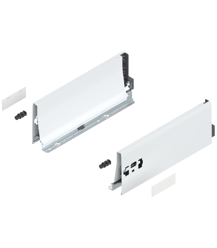 Bok szuflady TANDEMBOX  wysokość K  115 mm   dł. 300 mm  lewy/prawy  do TANDEMBOX antaro  biała 378K3002SA