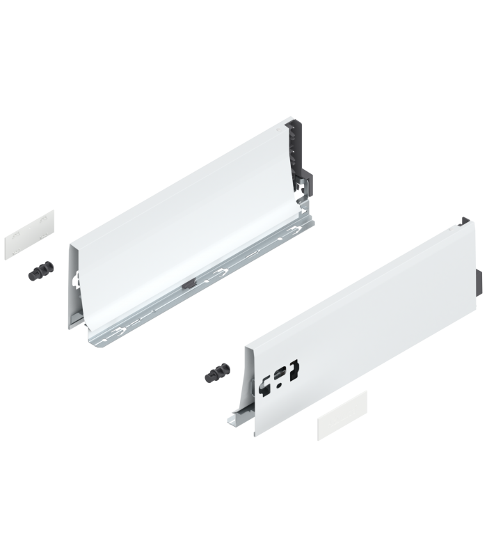 Bok szuflady TANDEMBOX  wysokość K  115 mm   dł. 350 mm  lewy/prawy  do TANDEMBOX antaro  biała 378K3502SA