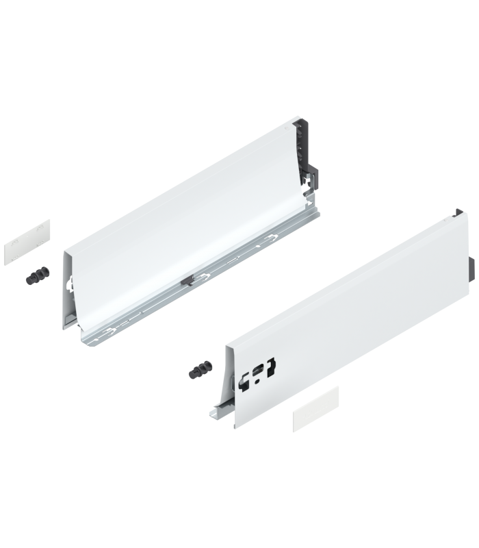 Bok szuflady TANDEMBOX  wysokość K  115 mm   dł. 400 mm  lewy/prawy  do TANDEMBOX antaro  biała 378K4002SA