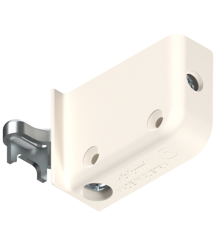 Zawieszki do szafek  prawa  na wkręty  R9001 kremowo-biała 48N0510.02