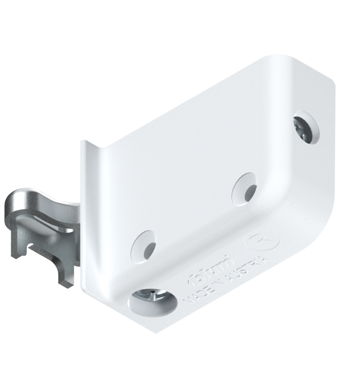 Zawieszki do szafek  prawa  na wkręty  Biała 48N0510.02