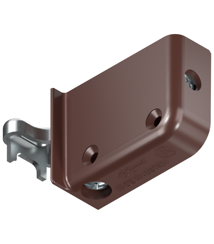 Zawieszki do szafek  prawa  na wkręty  brązowa 48N0510.02