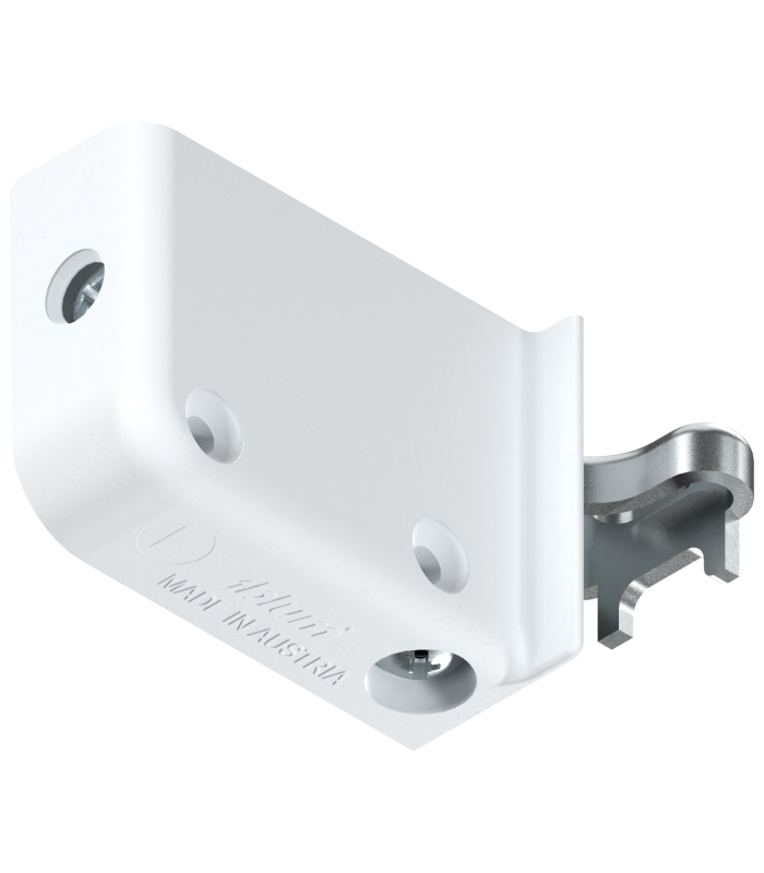 Zawieszki do szafek  lewa  na wkręty  Biała 48N0510.03