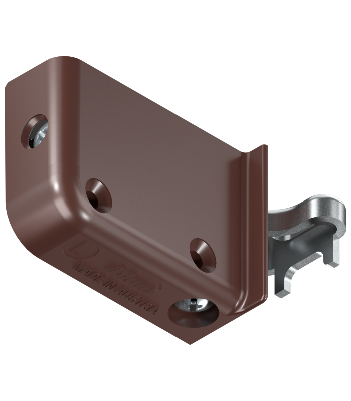 Zawieszki do szafek  lewa  na wkręty  brązowa 48N0510.03