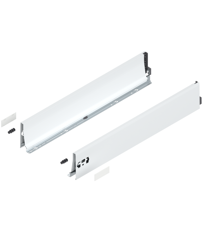 Bok szuflady TANDEMBOX  wysokość K  115 mm   dł. 650 mm  lewy/prawy  do TANDEMBOX antaro  biała 378K6502SA