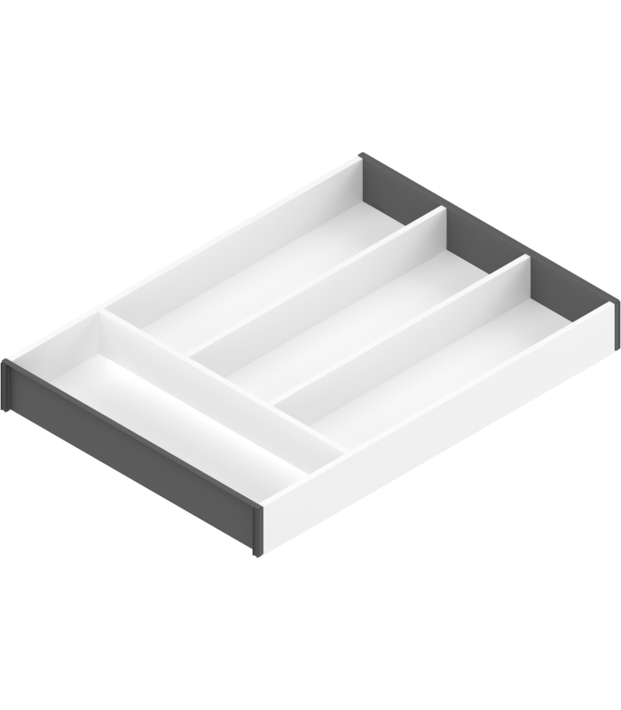 AMBIA-LINE  wkład na sztućce do szuflady standardowej LEGRABOX  w opcji drewnopodobnej  4 przegródka na sztućce  dł