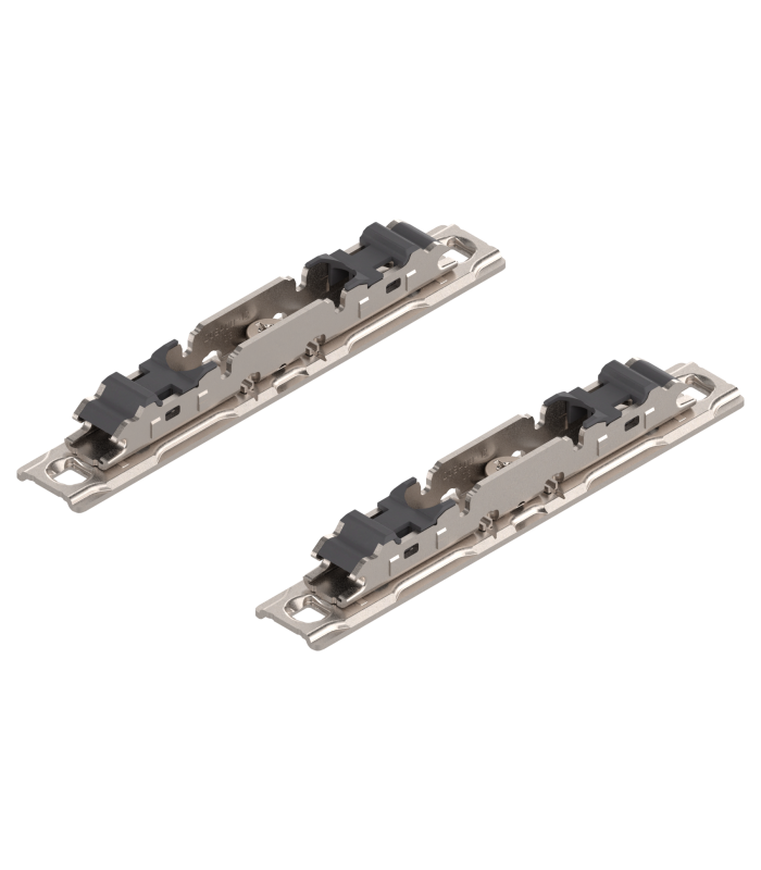 Systemy podnośników AVENTOS HS/HL/HK i HK top  Mocowanie frontu do frontów drewnianych  zestaw   na wkręty  niklowan