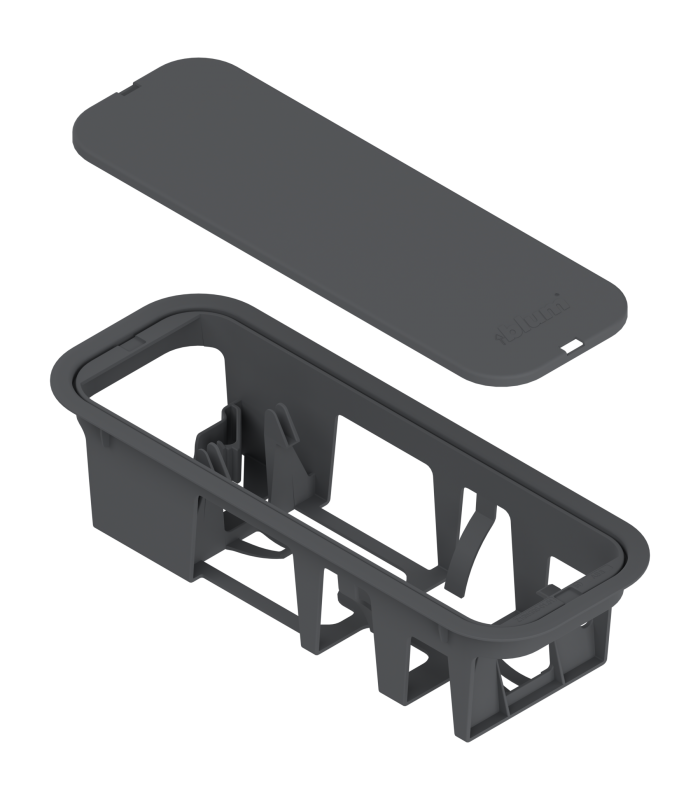 uchwyt zasilacza SERVO-DRIVE  montaż do dna  R7037 ciemnoszara Z10NG000