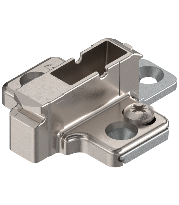 CLIP prowadnik  krzyżakowy  9 mm  Cynk  Wkręty  RW  2-częściowy  niklowany 175H7190