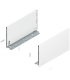 Bok szuflady LEGRABOX  wysokość F  241 mm   dł. 400 mm  lewy/prawy  do LEGRABOX pure  jedwabiście biały mat