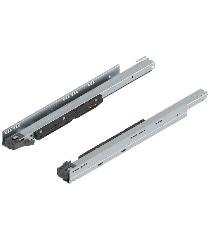 Prowadnica korpusu LEGRABOX z BLUMOTION S  pełny wysuw  70 kg  dł. 550 mm  lewa/prawa  cynkowana 753.5501S