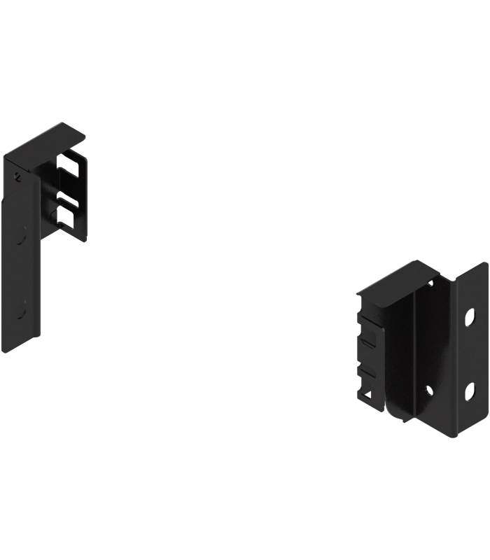 Uchwyt drewnianej ścianki tylnej TANDEMBOX  wys. M  96 5 mm   prawy lewy  czarna Z30M000S.04