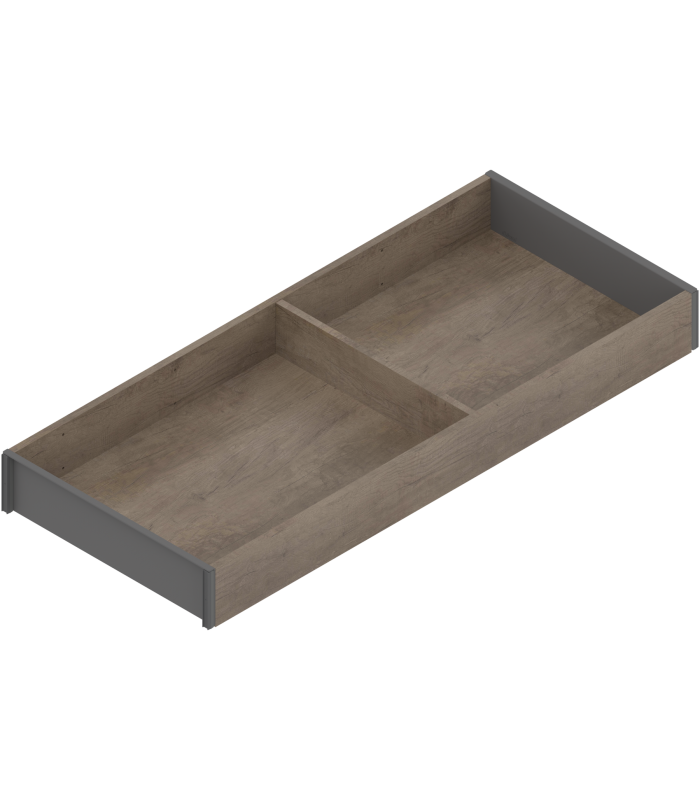 AMBIA-LINE  ramki do szuflady standardowej LEGRABOX  w opcji drewnopodobnej  dł. 500 mm  szerokość 200 mm  Dąb Nebra