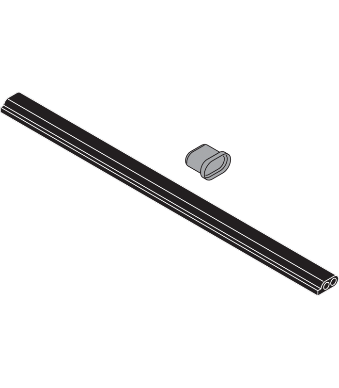 SERVO-DRIVE kabel elektryczny  8 m  czarny Z10K800AE