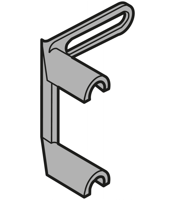 ORGA-LINE Listwy podłużne do relingu poprzecznego  R9001 kremowo-biała ZRU.00F0