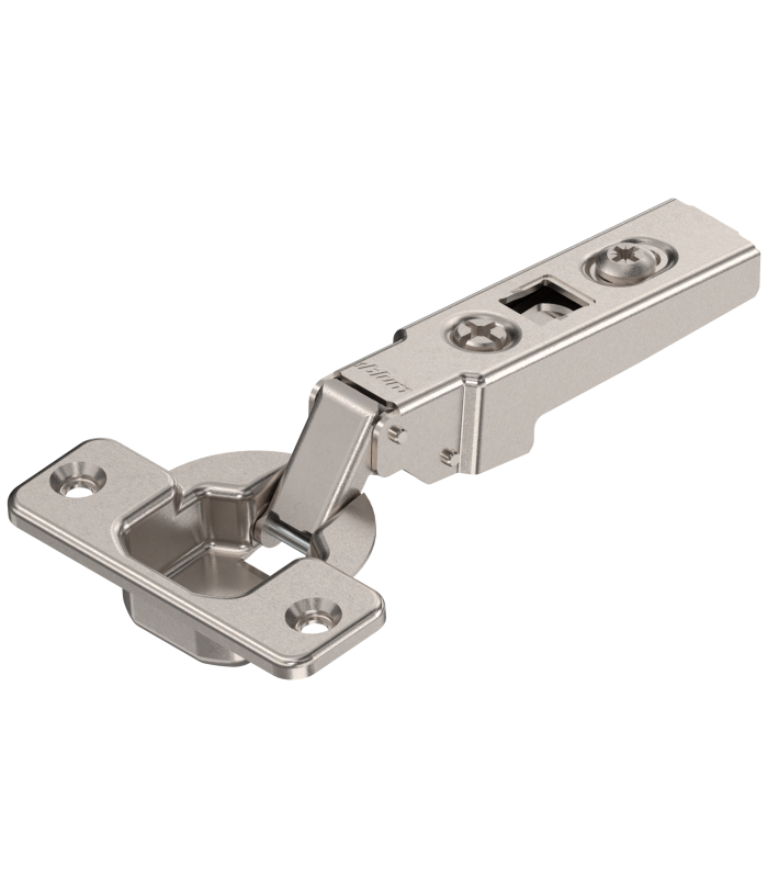 CLIP zawias standard. 100   Drzwi nakładane  bez sprężyny  puszka  na wkręty  niklowany 70M2550.TL