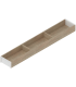 AMBIA-LINE  ramki do szuflady standardowej LEGRABOX  w opcji drewnopodobnej  dł. 650 mm  szerokość 100 mm  Dąb Bard.