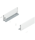 Bok szuflady LEGRABOX  wysokość K  128.5 mm   dł. 350 mm  lewy/prawy  do LEGRABOX pure  jedwabiście biały mat