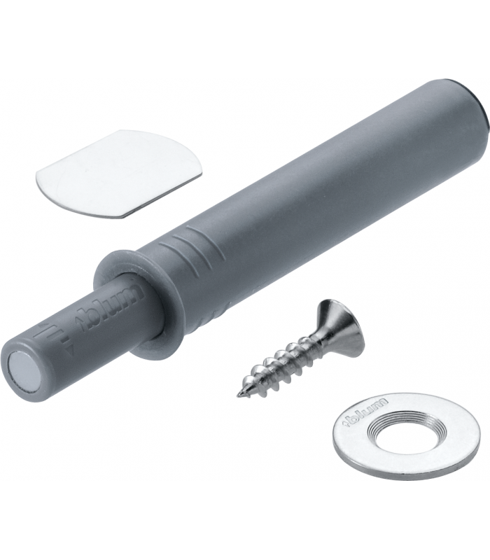 TIP-ON do drzwi  zestaw   Wersja standardowa  z magnesem  R7036 platynowoszara 956.1004