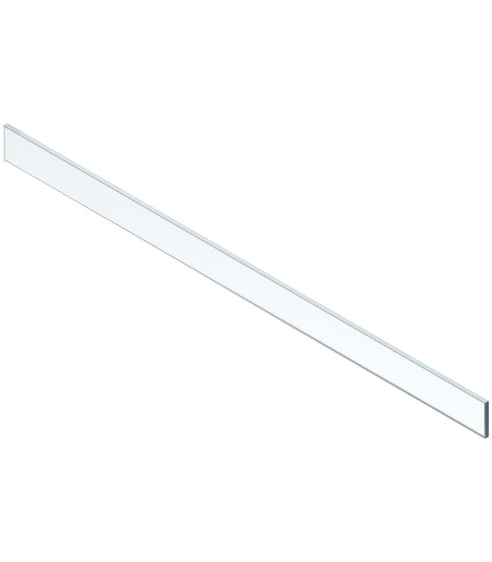 LEGRABOX element dekoracyjny - przód  wysokość 70 mm  szer. korpusu KB 1200 mm  18/19 mm   szkło przezroczyste  do L