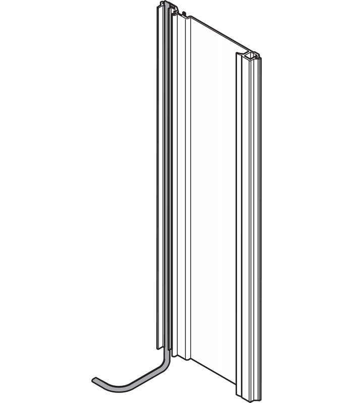 SERVO-DRIVE profil nośny  pionowe  długość 670 mm  LKH 680-689 mm  z przewodem  wystaje poniżej 800 mm   aluminium