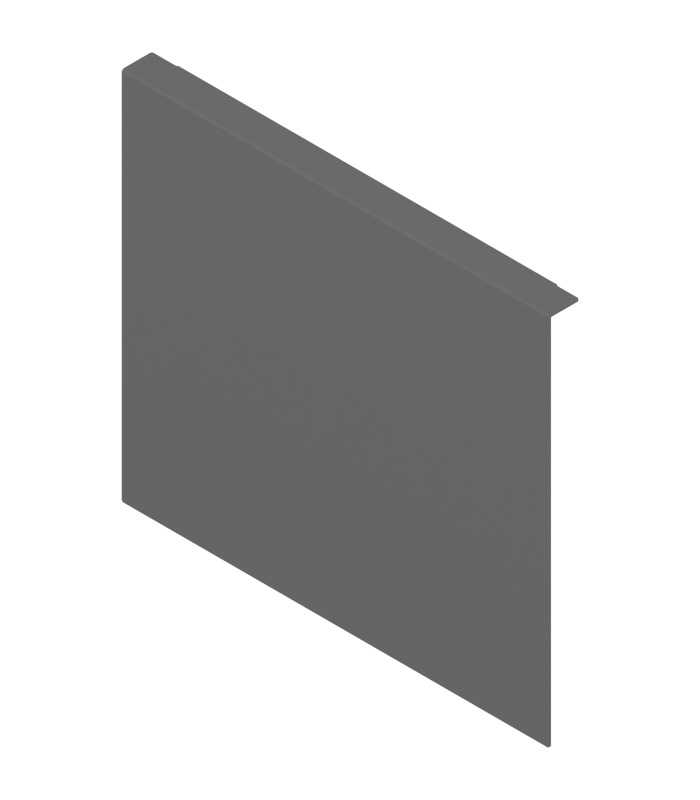 AMBIA-LINE adapter do montażu ramy do drewnianej ścianki tylnej do szuflady z wysokim frontem LEGRABOX wysokość F  s