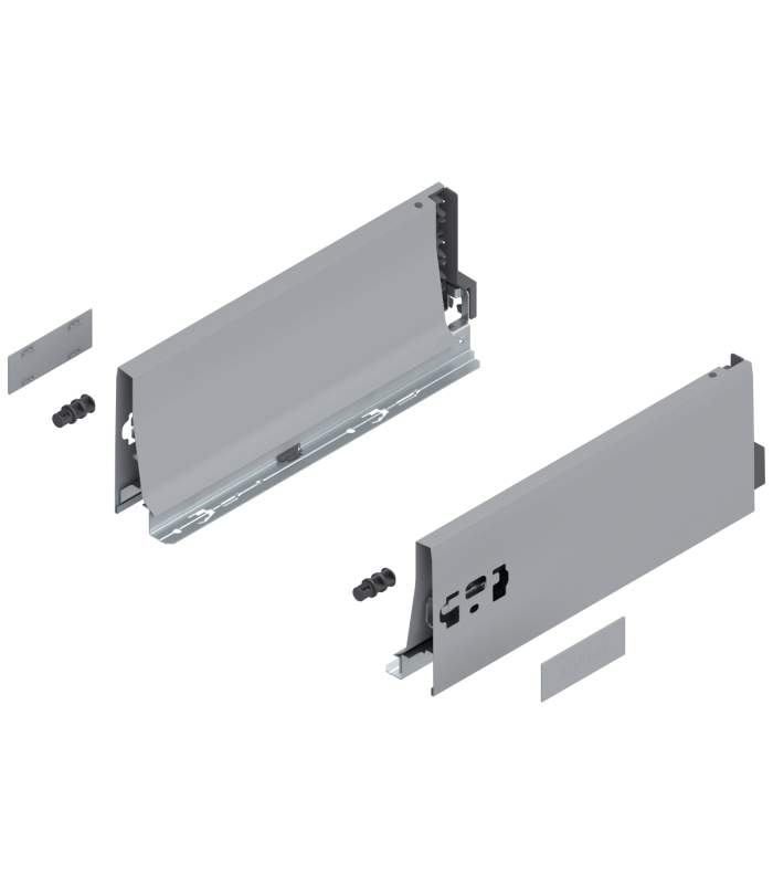 Bok szuflady TANDEMBOX  wysokość K  115 mm   dł. 300 mm  lewy/prawy  do TANDEMBOX antaro  R9006 szara 378K3002SA