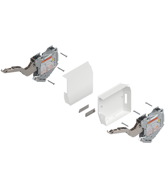 AVENTOS HK-S do małych frontów uchylnych  siłownik  współczynnik mocy 400-1000 przy 2 szt.  do TIP-ON  jedwabiście