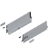 Bok szuflady TANDEMBOX  wysokość K  115 mm   dł. 400 mm  lewy/prawy  do TANDEMBOX antaro  R9006 szara 378K4002SA