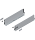 Bok szuflady TANDEMBOX  wysokość K  115 mm   dł. 500 mm  lewy/prawy  do TANDEMBOX antaro  R9006 szara 378K5002SA