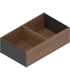 AMBIA-LINE rama do LEGRABOX szuflady z wysokim frontem  w opcji drewnopodobnej  od dł. 400 mm  szerokość 218 mm  Orze