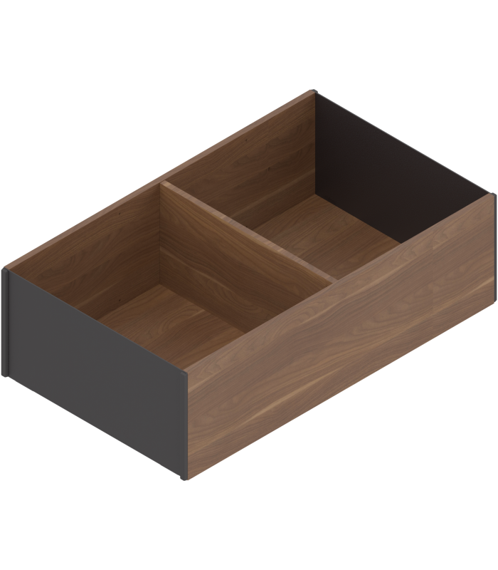 AMBIA-LINE rama do LEGRABOX szuflady z wysokim frontem  w opcji drewnopodobnej  od dł. 400 mm  szerokość 218 mm  Orze