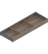 AMBIA-LINE  ramki do szuflady standardowej LEGRABOX  w opcji drewnopodobnej  dł. 600 mm  szerokość 200 mm  Dąb Nebra