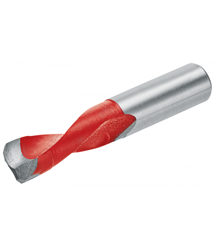 Wiertło specjalne do tworzyw mineralnych/płyt HPL  cienki front   Ø 10 mm  lewe  L 57 mm  bez wierzchołka centrując