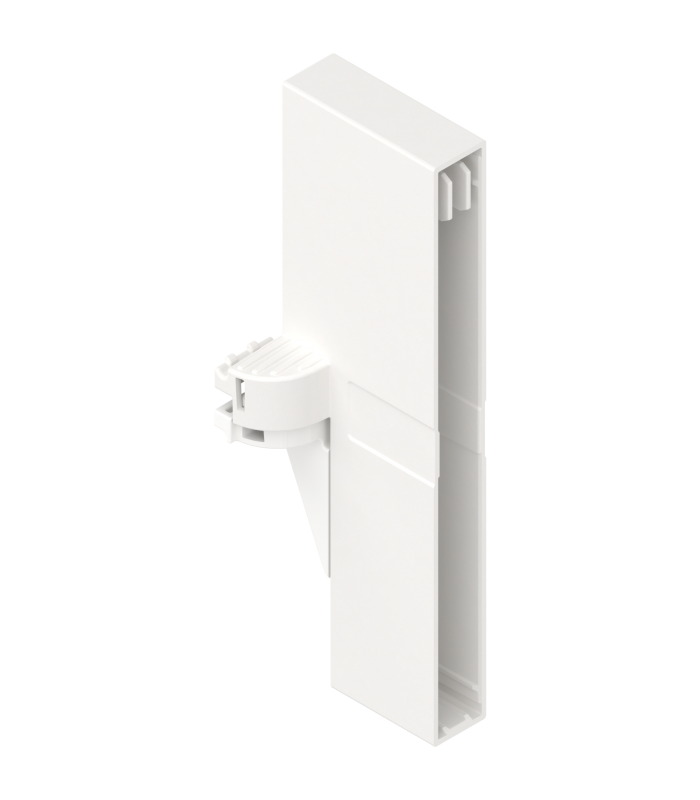 ORGA-LINE uchwyt listwy poprzecznej  do szuflady z wysokim frontem TANDEMBOX intivo  biała Z40L0002