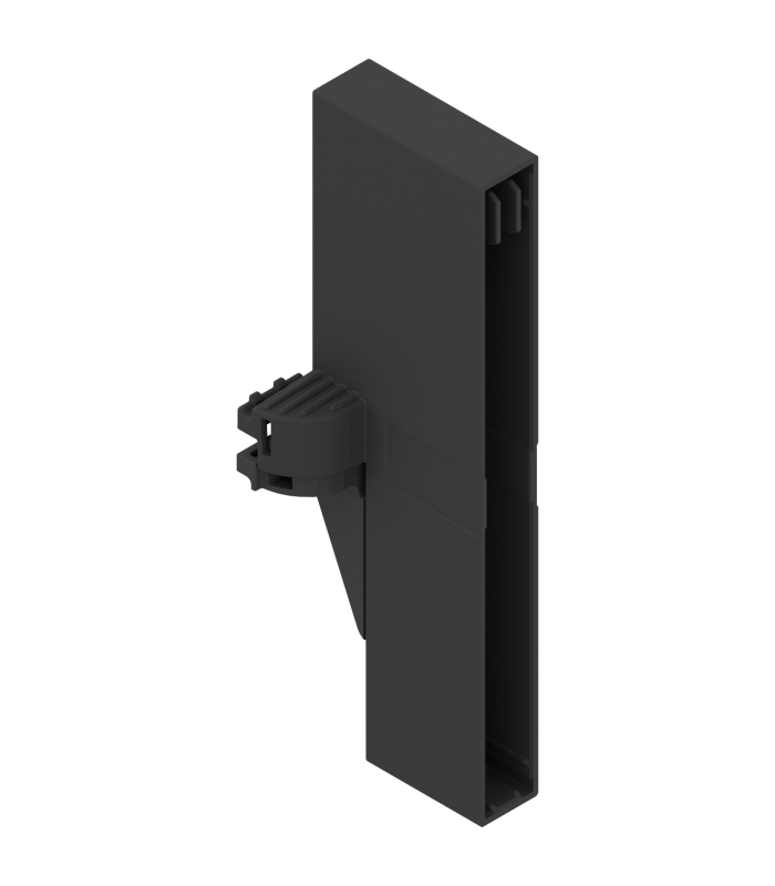 ORGA-LINE uchwyt listwy poprzecznej  do szuflady z wysokim frontem TANDEMBOX intivo  czarny Z40L0002