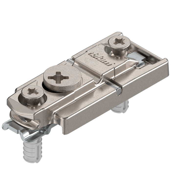 CLIP prowadnik  prosty  0 mm  Cynk  EXPANDO  zamont. specj. wkręty z kołkiem rozporowym   RW  mimośród  niklowany