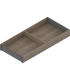 AMBIA-LINE  ramki do szuflady standardowej LEGRABOX  w opcji drewnopodobnej  dł. 450 mm  szerokość 200 mm  Dąb Nebra