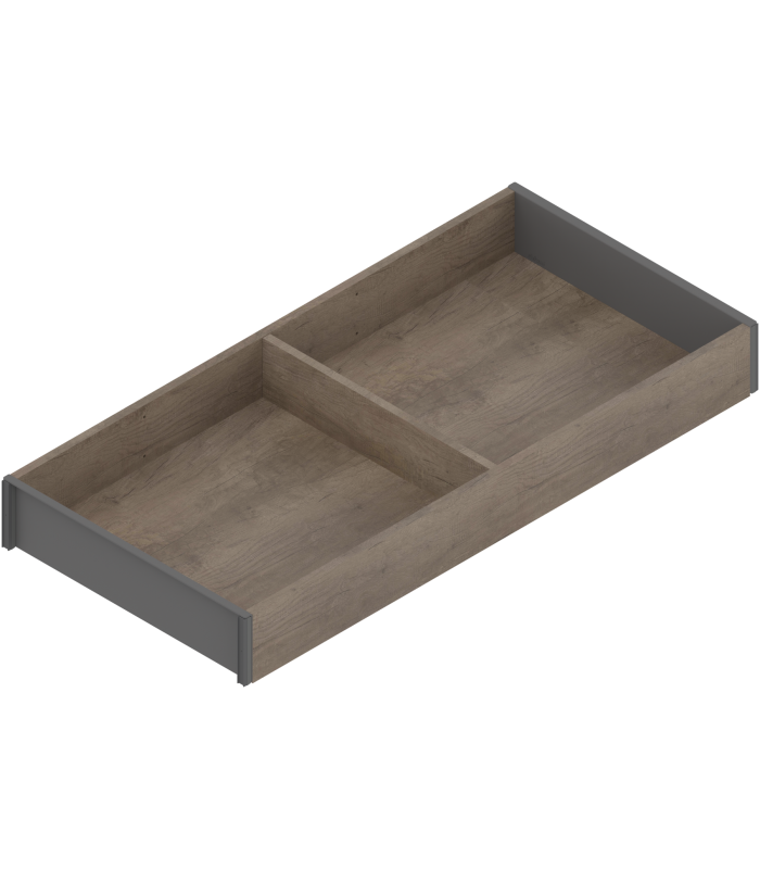 AMBIA-LINE  ramki do szuflady standardowej LEGRABOX  w opcji drewnopodobnej  dł. 450 mm  szerokość 200 mm  Dąb Nebra