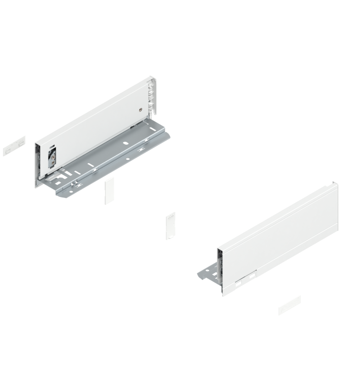 Bok szuflady LEGRABOX  wysokość M  90.5 mm   dł. 270 mm  lewy/prawy  do LEGRABOX pure  jedwabiście biały mat