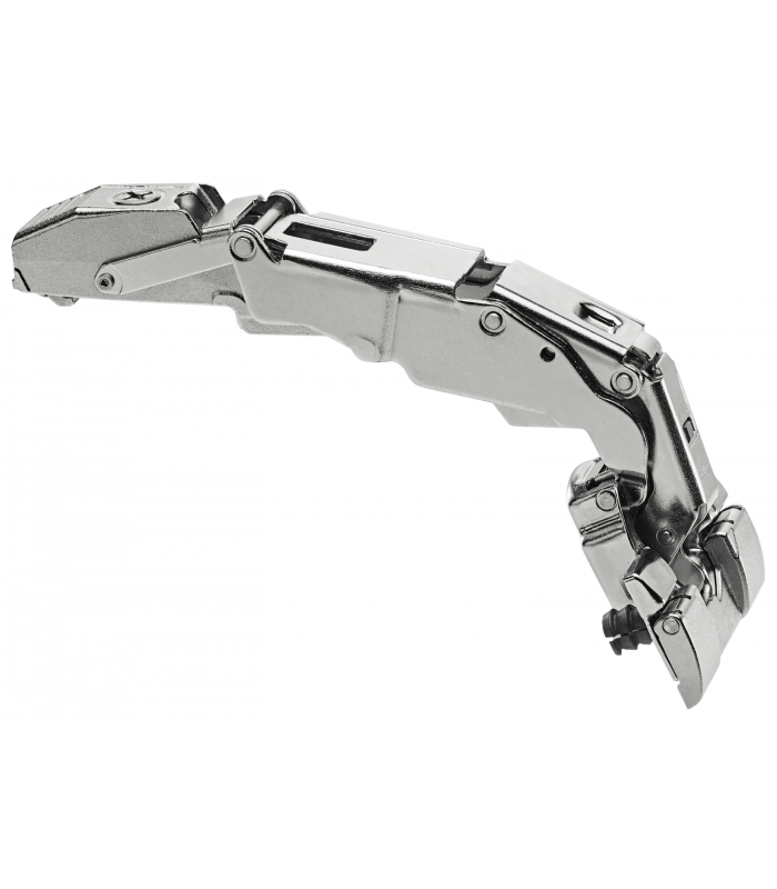 CLIP top BLUMOTION Zawias z szerokim kątem otwarcia i zerowym uskokiem 155   Drzwi nakładane  puszka  INSERTA  niklow