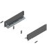 Bok szuflady LEGRABOX  wysokość M  90.5 mm   dł. 350 mm  lewy/prawy  do LEGRABOX pure  antracyt mat 770M3502S