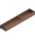 AMBIA-LINE  ramki do szuflady standardowej LEGRABOX  w opcji drewnopodobnej  dł. 550 mm  szerokość 100 mm  Orzech Ten