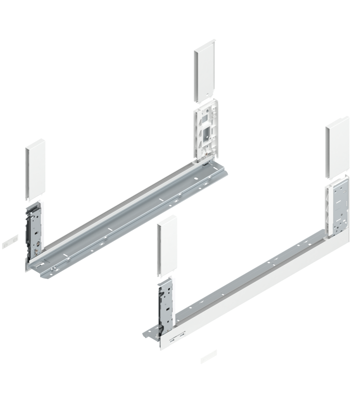 Bok szuflady LEGRABOX  wysokość C  177 mm   dł. 600 mm  lewy/prawy  do LEGRABOX free  jedwabiście biały mat